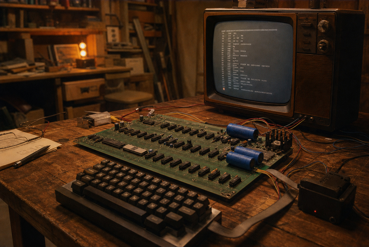 The Apple I computer, 1976