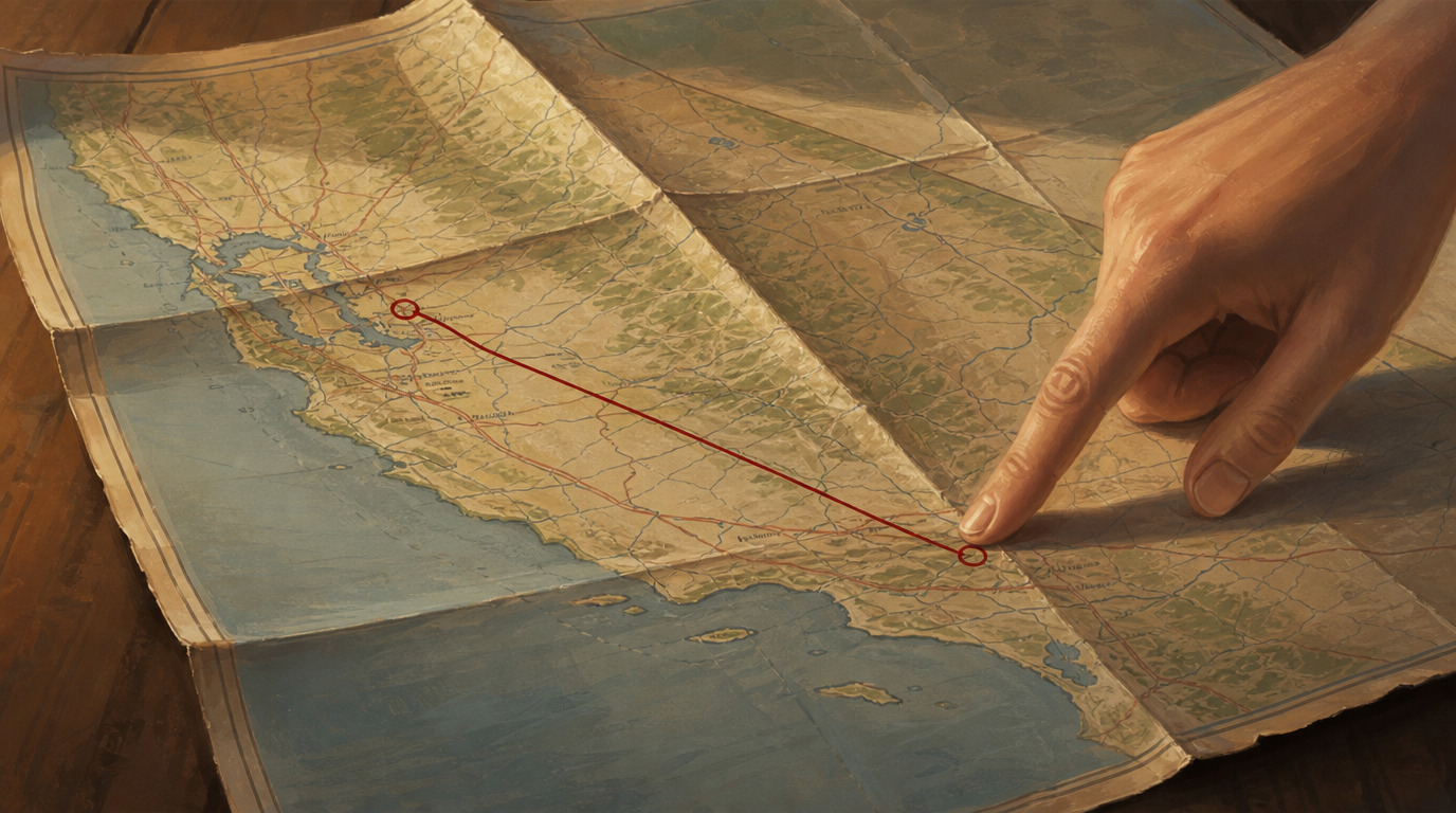 350 miles — the distance between where it started and where it continues