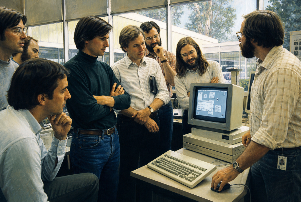Xerox PARC visit, 1979