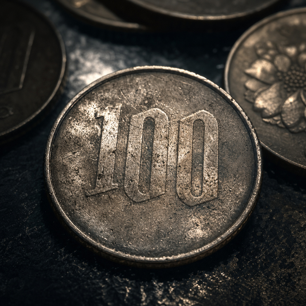 The 100-yen coin
