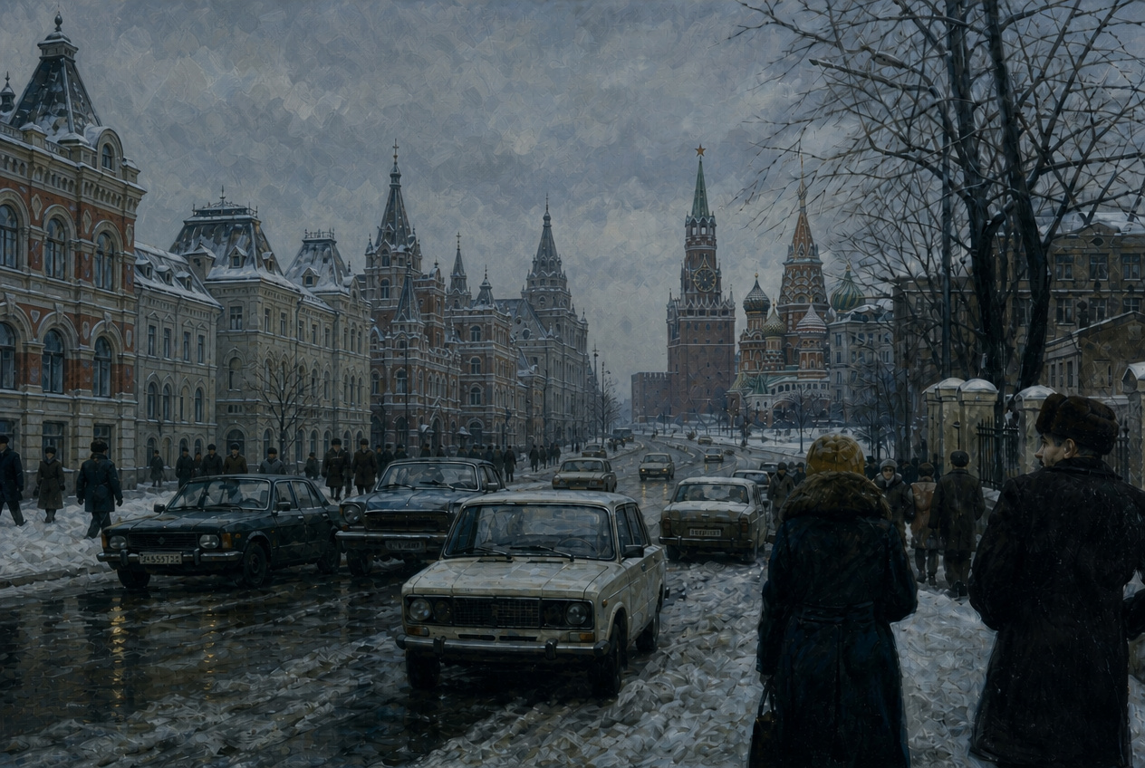 Moscow winter, 1984